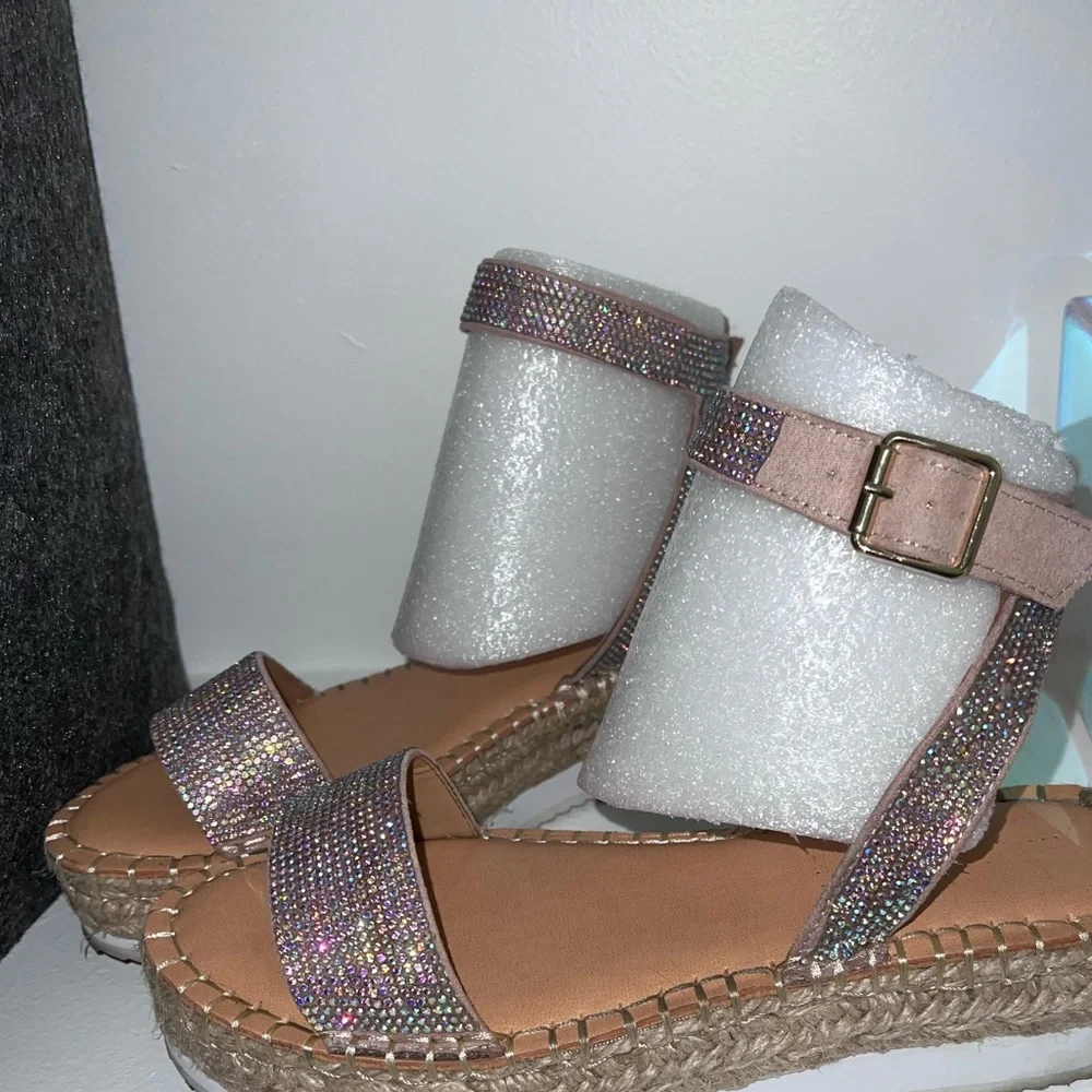 EUC Madden Girl Rhinestone Sandals - Picture 4 of 12